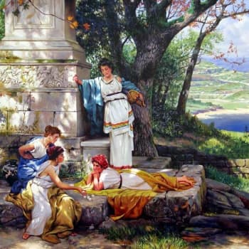 Изображение картины.
                      Семирадский Генрих Ипполитович. Игра в кости